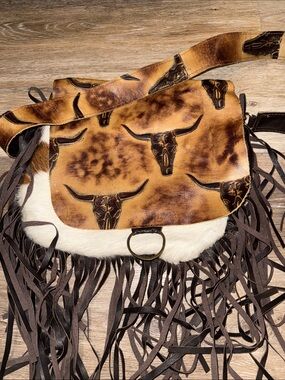 Cowhide Crossbody Bag